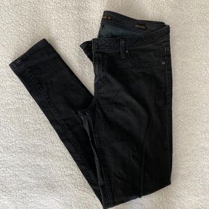 Genetic Denim Black Shane Skinny Jeans